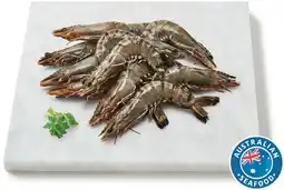 Coles Coles Australian Thawed Raw Extra Large Black Tiger Prawns offer
