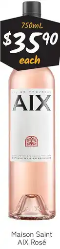 Cellarbrations Maison Saint AIX Rosé offer
