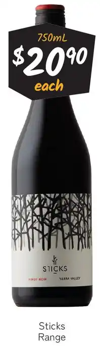 Cellarbrations Sticks Range offer