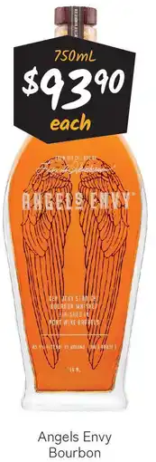 Cellarbrations Angels Envy Bourbon offer