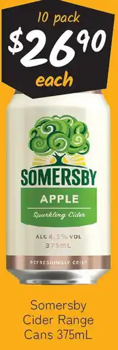 Cellarbrations Somersby Cider Range Cans offer