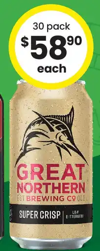 The Bottle O Great Northern Super Crisp Block offer