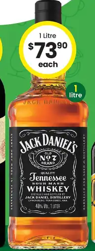 The Bottle O Jack Daniel's Old No.7 offer