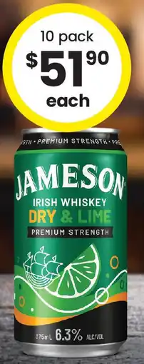The Bottle O Jameson 6.3% Premix offer