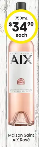 The Bottle O Maison Saint AIX Rosé offer