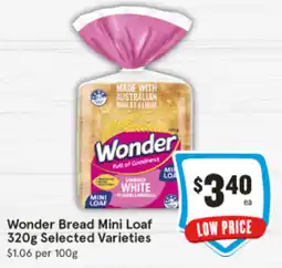 IGA Wonder Bread Mini Loaf offer