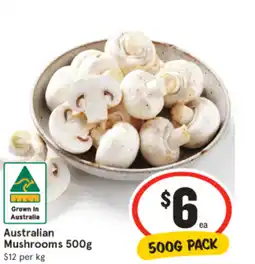 IGA Australian Mushrooms offer
