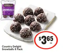IGA Country Delight Snowballs offer