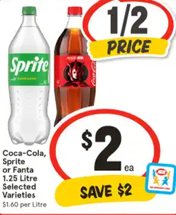 IGA Coca-Cola, Sprite or Fanta offer