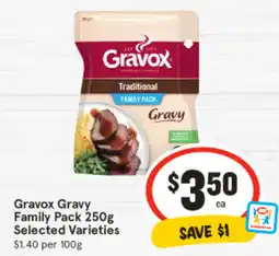 IGA Gravox Gravy Family Pack offer
