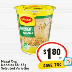 IGA Maggi Cup Noodles offer