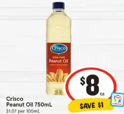 IGA Crisco peanut oil offer