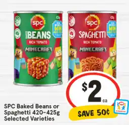 IGA SPC Baked Beans or Spaghetti offer