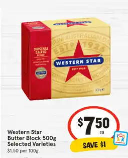 IGA Western Star Butter Block offer