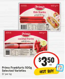 IGA Primo Frankfurts offer