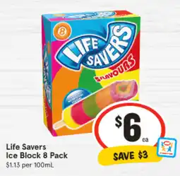 IGA Life Savers Ice Block offer