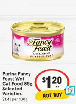 IGA Purina Fancy Feast Wet Cat Food offer