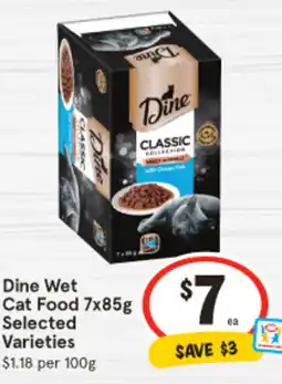 IGA Dine Wet Cat Food offer