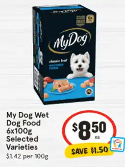 IGA My Dog Wet Dog Food offer