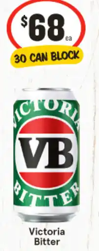 IGA Victoria Bitter offer