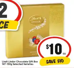 IGA Lindt Lindor Chocolate Gift Box offer