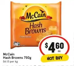 IGA McCain Hash Browns offer