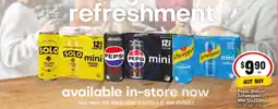IGA Pepsi, Solo or Schweppes Mini offer