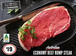 IGA Beef rump steak offer