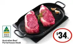 IGA Beef Porterhouse Steak offer