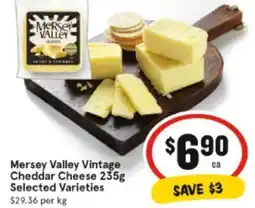 IGA Mersey Valley Vintage Cheddar Cheese offer