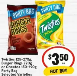 IGA Twisties , Burger Rings or Cheetos offer