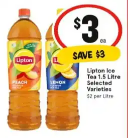 IGA Lipton Ice Tea offer