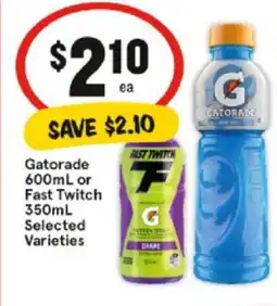 IGA Gatorade or Fast Twitch offer