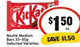 IGA Nestlé Medium Bars offer