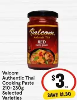 IGA Valcom Authentic Thai Cooking Paste offer