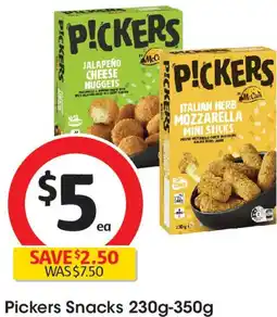 Coles Pickers Snacks offer