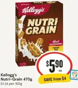 IGA Kellogg's Nutri-Grain offer