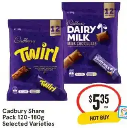 IGA Cadbury Share Pack offer