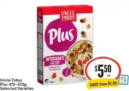 IGA Uncle Tobys Plus offer