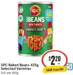 IGA SPC Baked Beans offer