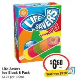 IGA Life Savers Ice Block offer