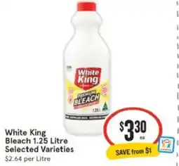 IGA White King Bleach offer