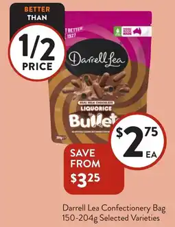 Foodworks Darrell Lea Confectionery Bag offer