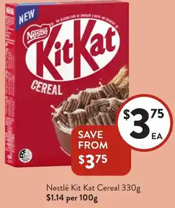 Foodworks Nestlé Kit Kat Cereal offer