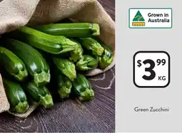 Foodworks Green Zucchini offer