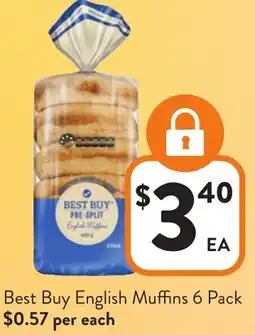Foodworks Best Buy English Muffins offer