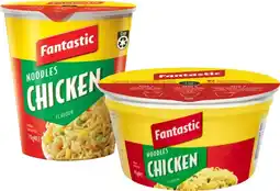 IGA Fantastic Chicken Noodle Cup 45-70g or Bowl 85g Selected Varieties offer