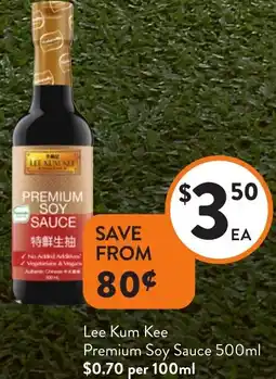 Foodworks Lee Kum Kee Premium Soy Sauce offer