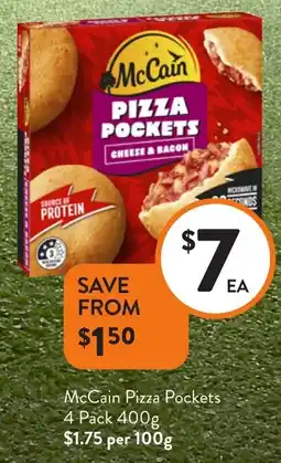 Foodworks McCain Pizza Pockets offer