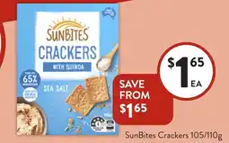 Foodworks SunBites Crackers offer